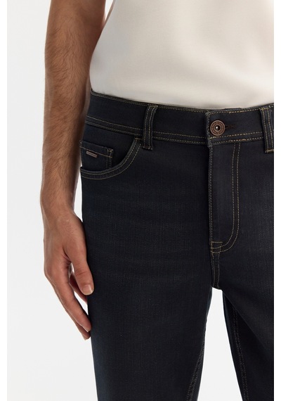 Avva Erkek Antrasit Klasik Bel Eskitme Yıkamalı Elastan Berlin Slim Fit Jean Pantolon A42y3531