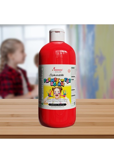Red Rose Kırmızı Parmak Boyası 500 Gr 0,15 L