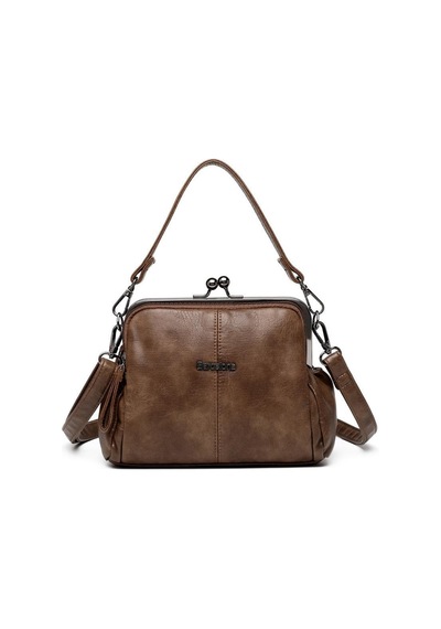 Smart Bags Yıkama Deri Burslu Postacı Kadın Çantası 21-k Barcelona 1903-7 Kahve