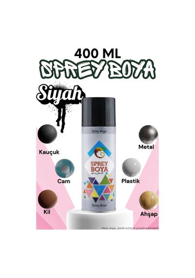 400 Ml Sprey Boya Siyah Metal Ahşap Beton Duvar Yüzeylere Uygun Hobi Akrilik Mat Parlak Dekoratif Boyası Genel Amaçlı Hızlı Kuruyan Çok Amaçlı Renkli Sprey Boyalar İç Dış Mekan Kendin Yap Dıy Tasarı Siyah Siyah 400 Ml Sprey Boya Siyah Metal Ahşap Beton Duvar Yüzeylere Uygun Hobi Akrilik Mat Parlak Dekoratif Boyası Genel Amaçlı Hızlı Kuruyan Çok Amaçlı Renkli Sprey Boyalar İç Dış Mekan Kendin Yap Dıy Tasarı Siyah Siyah