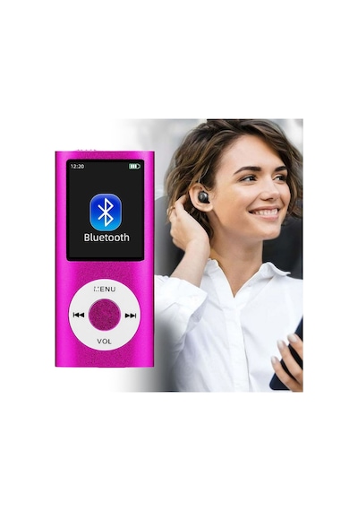 5007mp 32gb Tf Kart  Metal Mp3 Player Renli Ekranlı Fm Radyolu Bluetoth Lu Hafıza Kartı Girişli Müzik Çalar 32gb