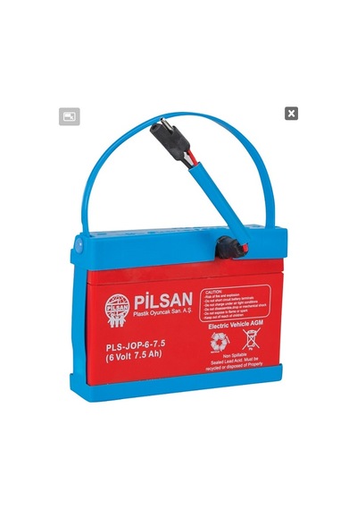 6 Volt 7 Ah Kısa Kablo Akü Seti