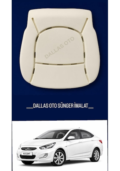 Hyundai Accent Blue Uyumlu Koltuk Oturak Süngeri 2011-2019 1