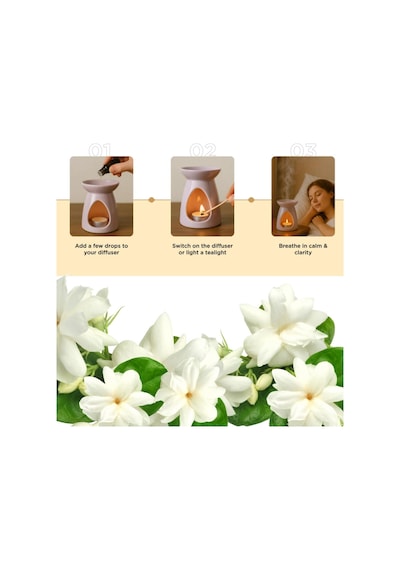 Mystica Yasemin Esansiyel Yağı Diffuser Oil Buhurdan Yağı 20ml Aromatik Esansiyel
