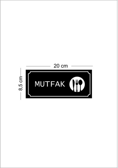 Mutfak Yönlendirme Levhası