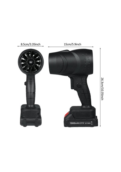 Powermaster Pm-26235 48v 4000mah Mini Jet Turbo Hava Üfleyici Fan