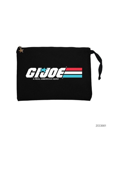 Zepplin Giyim Gı Joe Siyah Clutch Astarlı Cüzdan / El Çantası