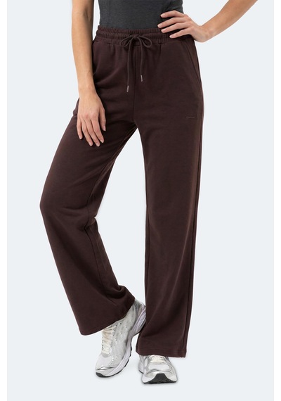 Slazenger Melora I Kadın Bol Paça Kahve Eşofman Altı