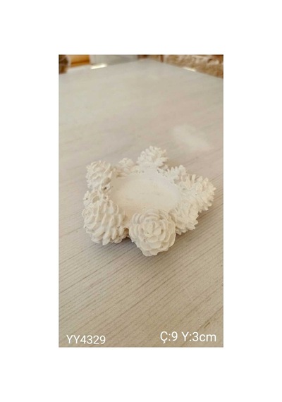 Yy4329 Yılbaşı Dekoratif Kozalak Mumluk Silikon Kalıp