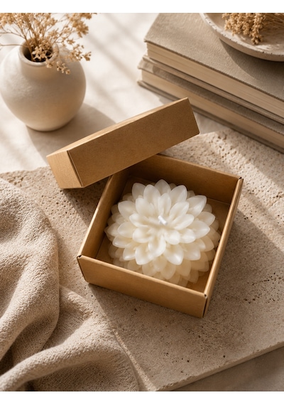 25 Adet El Yapımı Lotus Çiçek Tasarımlı Hediyelik Mum Düğün, Nişan, Söz Ve Nikah İçin Şık Dekoratif Mum 001 - Beyaz 25 Adet El Yapımı Lotus Çiçek Tasarımlı Hediyelik Mum Düğün, Nişan, Söz Ve Nikah İçin Şık Dekoratif Mum 001 - Beyaz