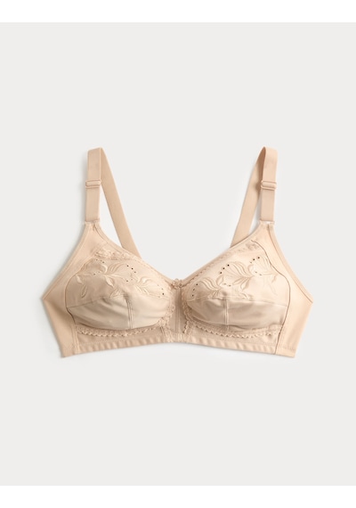 Marks & Spencer Nakış Detaylı Full Cup Sütyen T33008025 Ten Rengi