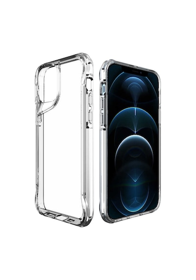 Apple Uyumlu  iPhone 12 Pro Max Kılıf Zore T-Max Köşeleri Korumalı Kılıf Renksiz