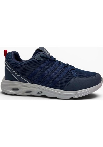Luttoon 4138-26 Anorak Fashıon Anatomik Erkek Sneaker Lacivert Buz Kırmızı