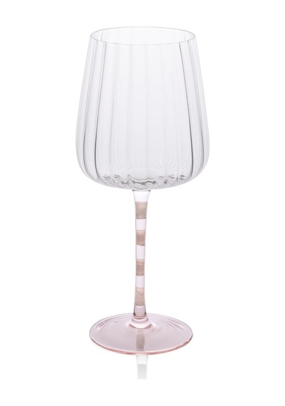 The Mia Şarap Kadehi Pembe Beyaz 500 Ml Çok Renkli