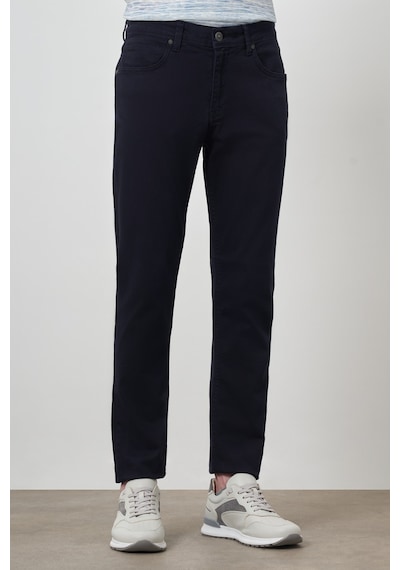 Morven Erkek Lacivert Pamuk 5 Cep Slim Fit Jean Kot Pantolon 25ms003036200 Lacivert