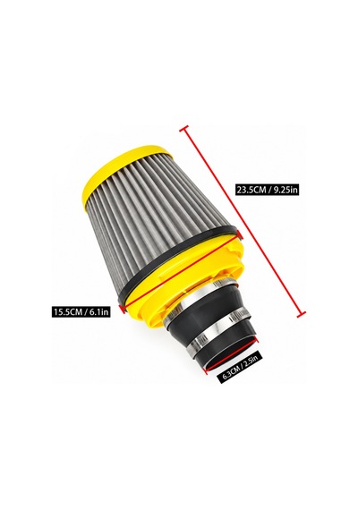 Max Racing Performans Açık Hava Filtresi Sarı