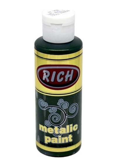 Rich Metalik Akrilik Boya 130Cc 758 Yağ Yeşili