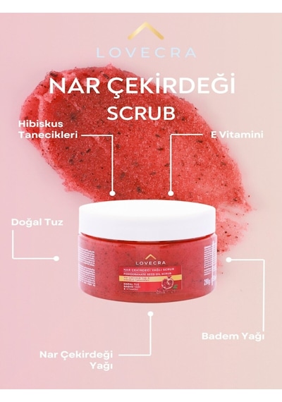 Body Scrub Yağ Bazlı Kuru Ciltler İçin Doğal Tuzlu Vücut Peelingi 290gr