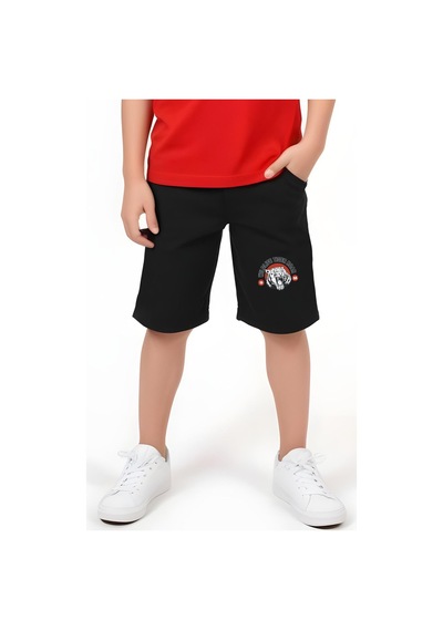 Deaths Kaykay Baskılı Erkek Çocuk Askılı Tişört Ve Şort Alt-üst Takım Beyaz
