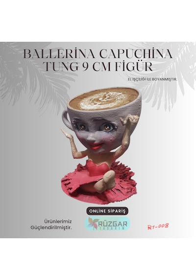 Ballerina Capuchina 9 Cm Figür Tung Tung Sahur Karakteri Balerina