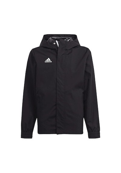 Adidas Ent22 Aw Jkt Erkek Su Geçirmez Antrenman Yağmurluk Siyah Siyah