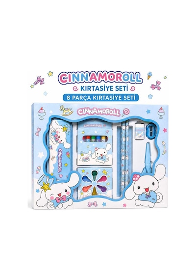 8 Parça Cinnamoroll Sevimli Karakter Kırtasiye Okul Seti