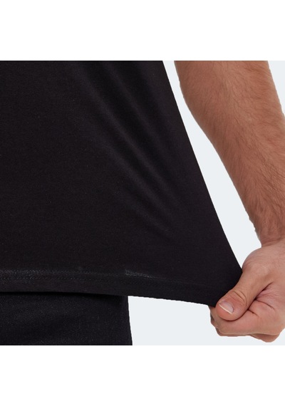 Slazenger RIVALDO Erkek V Yaka Siyah Tişört