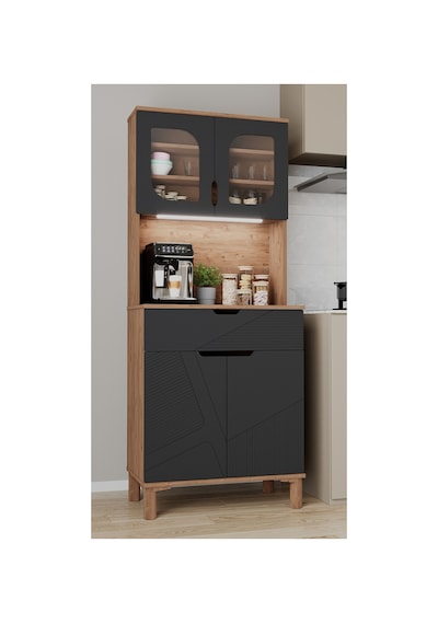 Ae-9001 Barista Atlantik Çam/antrasit Çok Amaçlı Kahve Köşesi Mutfak Kiler Dolabı Cam Kapaklı Ledli Çekmeceli 79,6 X 40 X 195,8 Cm Atlantik Çam - Antrasit Ae-9001 Barista Atlantik Çam/antrasit Çok Amaçlı Kahve Köşesi Mutfak Kiler Dolabı Cam Kapaklı Ledli Çekmeceli 79,6 X 40 X 195,8 Cm Atlantik Çam - Antrasit