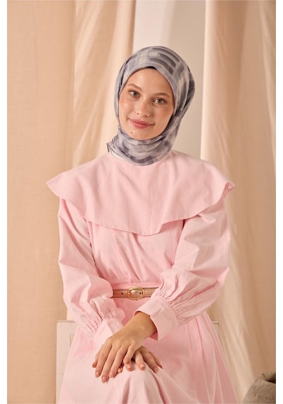 Silk Home Soft Eşarp 73096-02 Gümüş, Füme, Gri
