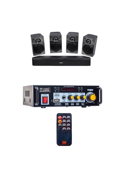 Magıcvoıce Anfi Philips Cs-3950 D 5' Li Takım Hoparlör Set.