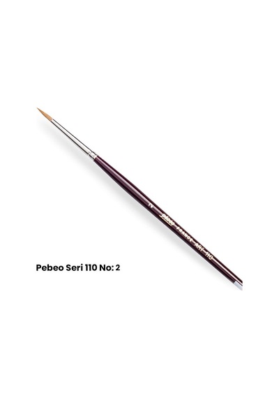 Pebeo 110 Seri Samur Sulu Boya Fırçası No 2