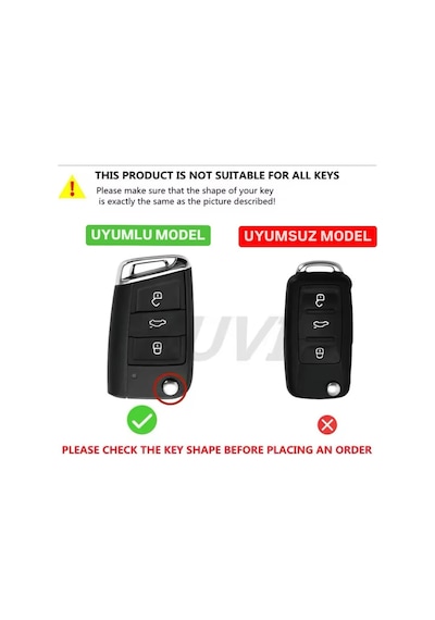 Seat Arona Beyaz-gold Anahtar Kılıfı