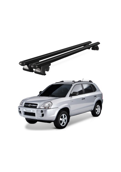 Venüs Hyundai Tucson 2004-2010 Uyumlu Siyah Ara Atkı Port Bagaj Tavan Barı