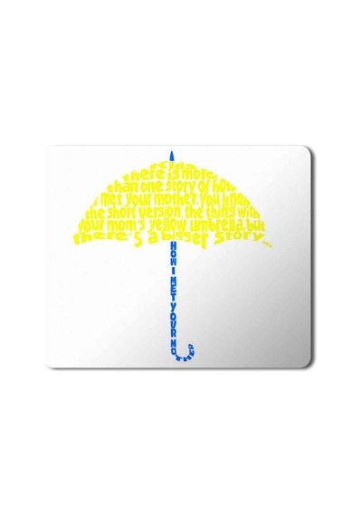 How I Met Your Mother Yellow Umbrella 3 Baskılı Mousepad Mouse Pad