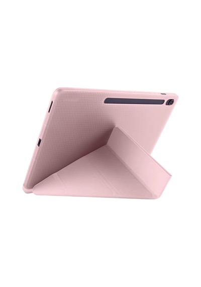 İpad Uyumlu Pro 13 2024 Kılıf Kalemlikli Hugo Tablet Kılıfı - Rose Gold