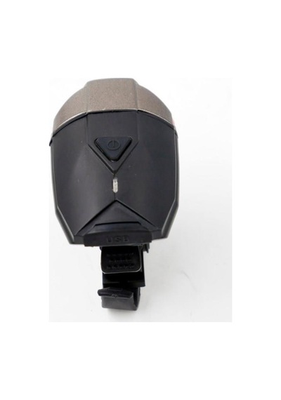 Forte Gt Superl Lava 300Lm Bisiklet Ön Işık Usb Kask Ve Gidon Far Siyah
