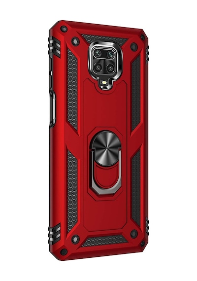 Teknomoda Xiaomi Redmi Note 9 Pro Tank Zirh Metal Yüzüklü Standli Kilif 471594932