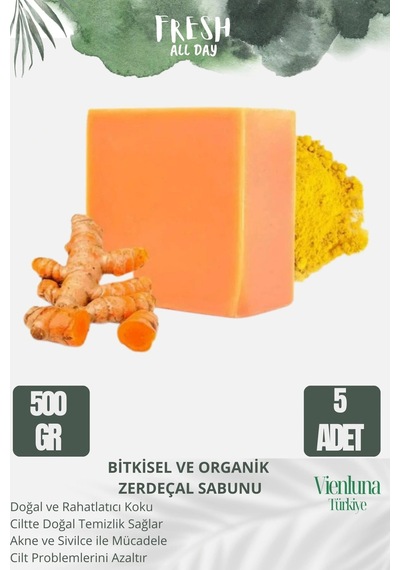 Vienluna Zerdeçal Sabunu 5 x 500 G