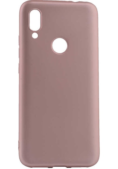 Noktaks - Redmi 7 Uyumlu - Kılıf Mat Soft Esnek Premier Silikon Kapak - T9901 - Rose Gold Rose Gold