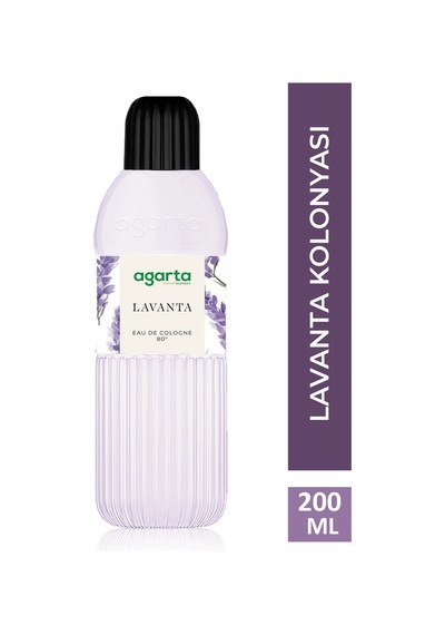 Agarta Pet Şişe 80 Derece Lavanta Kolonya 200 ML