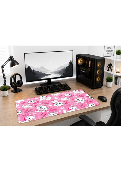 Karışık-01 40x90 Gaming Kaymaz Taban Oyuncu Ultra Pürüzsüz Mousepad 006