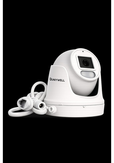 Unıywell Unw-517v-ıp5d 8 Mp 4k Dahili Poe Sesli İp Dome Kamera