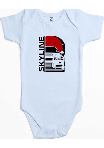 Zepplin Giyim Skyline Pembe Bebek Body Zıbın