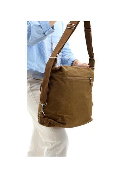 Ultra Hafif Hem Sırt Hem Omuz Kadın Çantası Taba Model: 571-5b - Taba