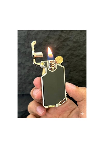 Seri Vintage Mekanik Benzinli Çakmak - Premium Hediyelik Şık Model 109555