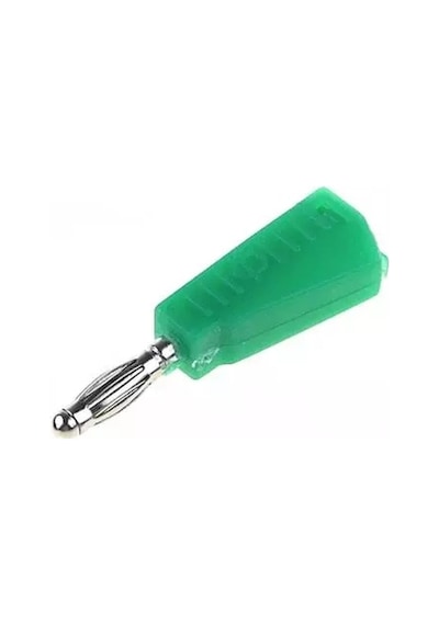 Mr-238d 4mm Üçgen Banan Jak Yeşil Yeşil