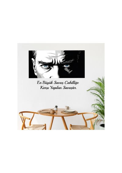 Kişiye Özel Işıklı Epoksili Atatürk Tablo Dekoratif Duvar Dekoru Gece Lambası Beyaz - 758131332 Beyaz