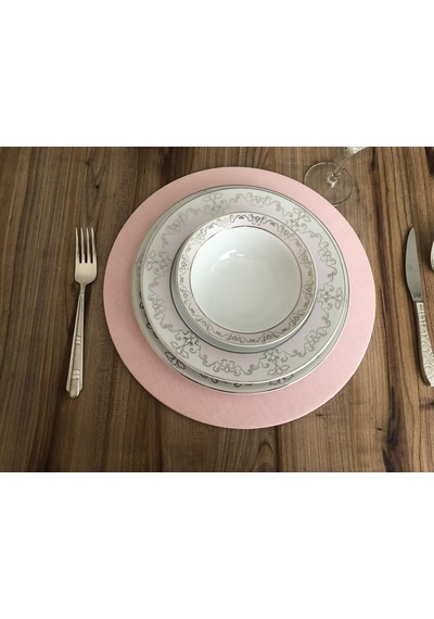 Açık Pembe Supla 33 Cm 6 Adet Mdf Dahil Çok Renkli