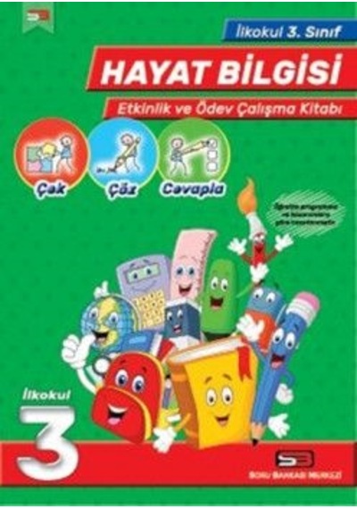 3.Sınıf Hayat Bilgisi Etkinlik ve Ödev Çalışma Kitabı Soru