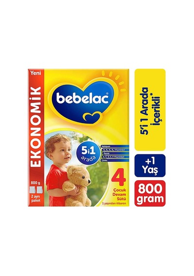 Bebelac 4 Çocuk Devam Sütü 800 G